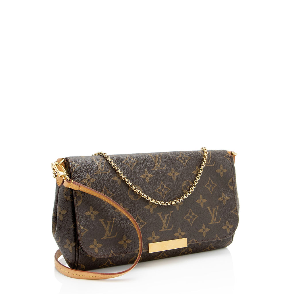 Louis Vuitton Monogram Canvas Favorite MM Shoulder Bag (SHF-b6wZxj)