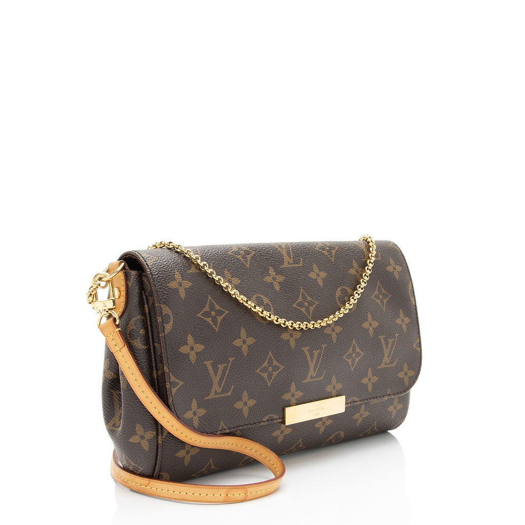 Louis Vuitton Monogram Canvas Favorite MM Shoulder Bag (SHF-rSDSZr)