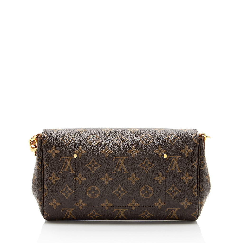 Louis Vuitton Monogram Canvas Favorite MM Shoulder Bag (SHF-eBADrA)