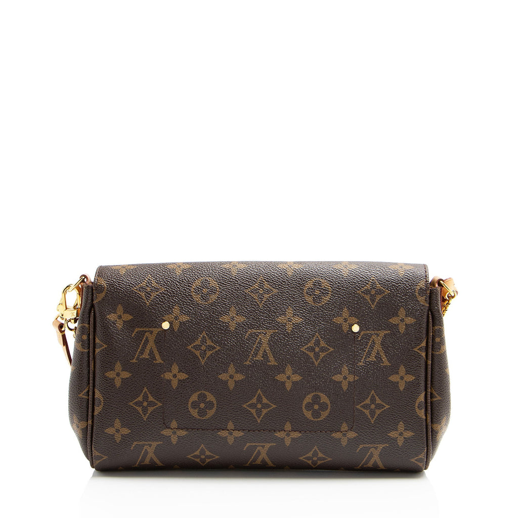 Louis Vuitton Monogram Canvas Favorite MM Shoulder Bag (SHF-ahfv2B)
