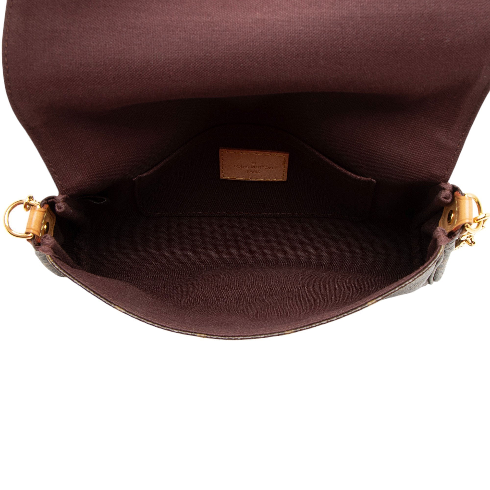Louis Vuitton Monogram Canvas Favorite PM Shoulder Bag (SHF-SJ1bPb)