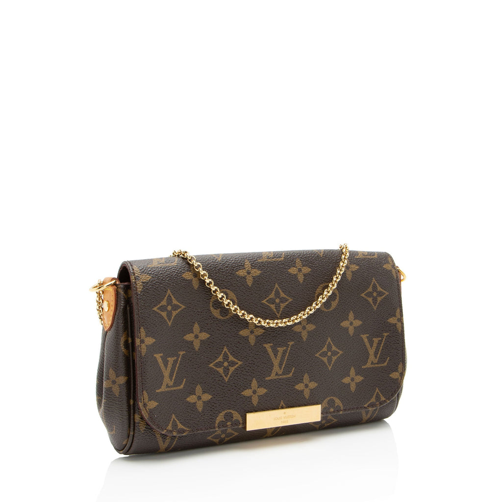 Louis Vuitton Monogram Canvas Favorite PM Shoulder Bag (SHF-SJ1bPb)