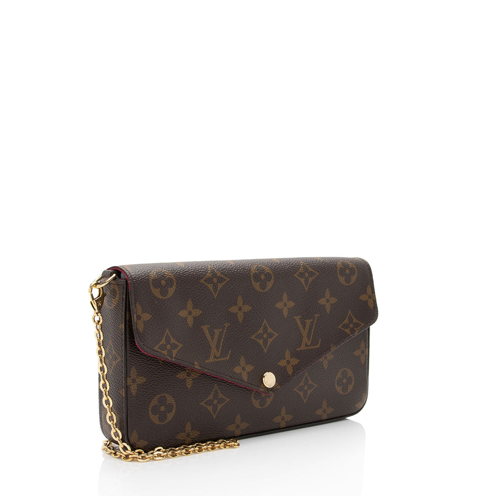 Louis Vuitton Monogram Canvas Felicie Pochette (SHF-samt9f)