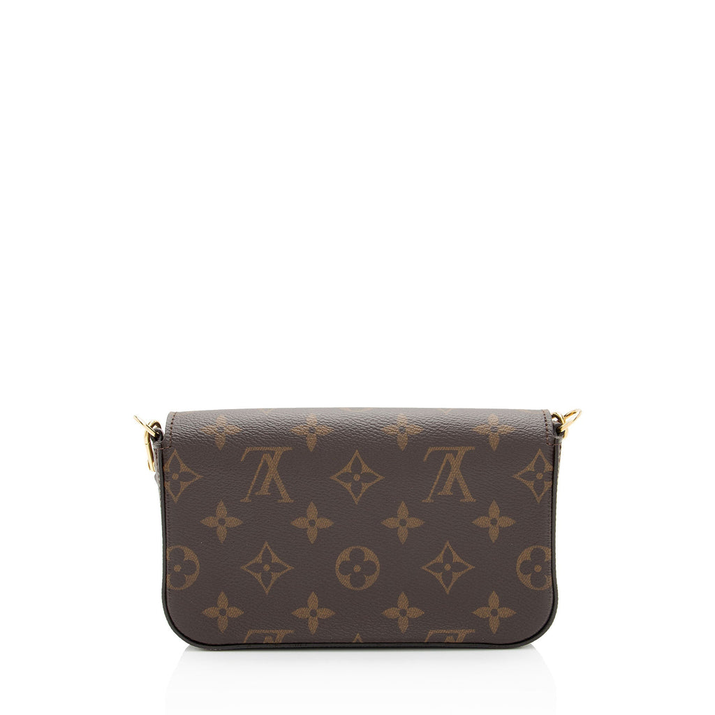 Louis Vuitton Monogram Canvas Felicie Strap & Go Crossbody (SHF-GEiP3a)