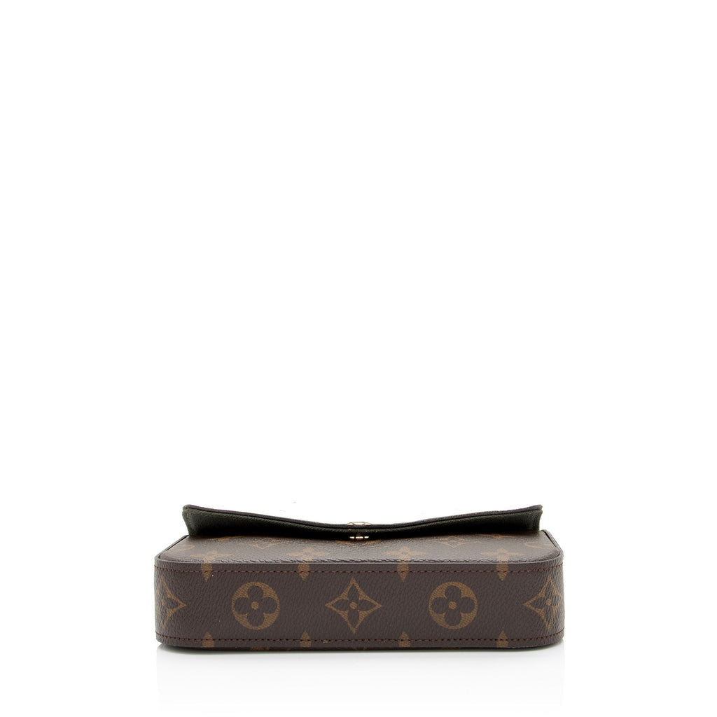 Louis Vuitton Monogram Canvas Felicie Strap & Go Crossbody (SHF-GEiP3a)