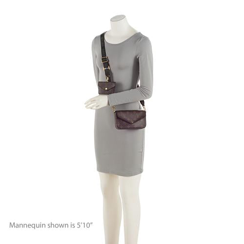 Louis Vuitton Monogram Canvas Felicie Strap & Go Crossbody (SHF-GEiP3a)
