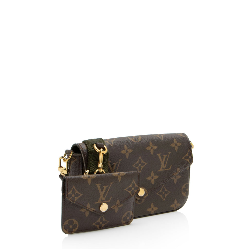 Louis Vuitton Monogram Canvas Felicie Strap & Go Crossbody (SHF-iKN73P)