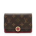 Louis Vuitton Monogram Canvas Flore Compact Wallet