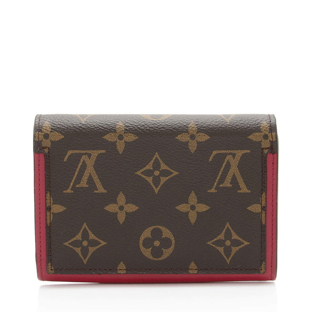 Louis Vuitton Monogram Canvas Flore Compact Wallet