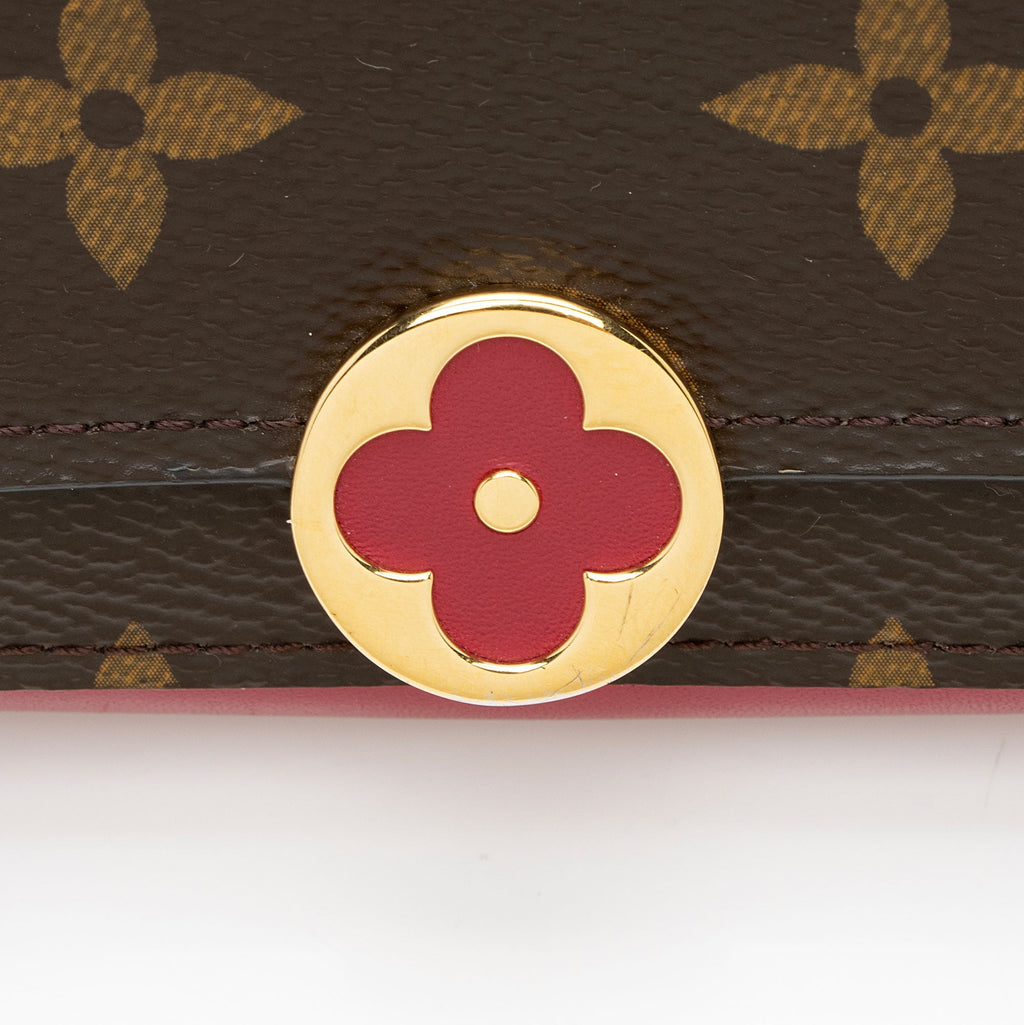 Louis Vuitton Monogram Canvas Flore Compact Wallet