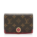 Louis Vuitton Monogram Canvas Flore Compact Wallet