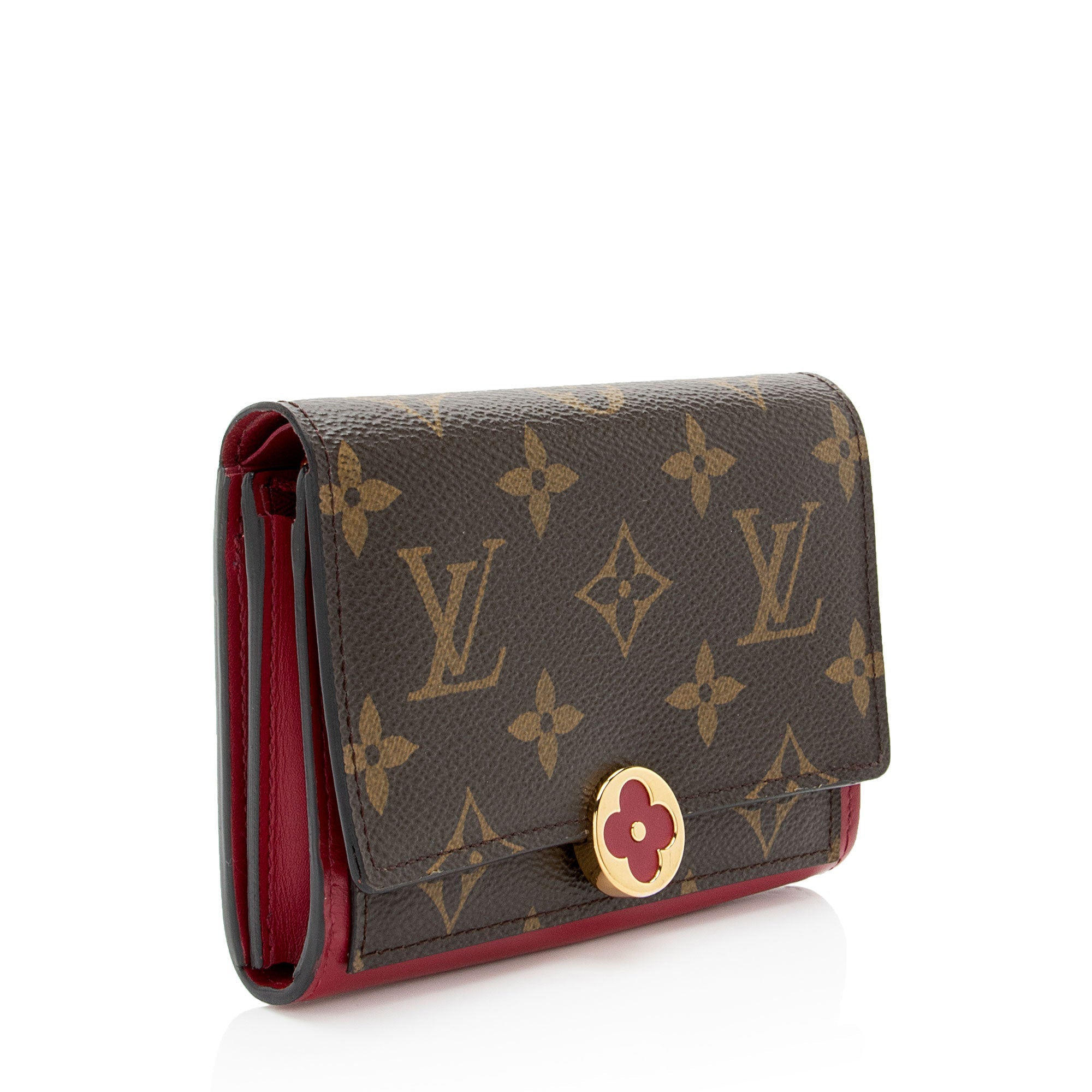 Louis Vuitton Monogram Canvas Flore Compact Wallet