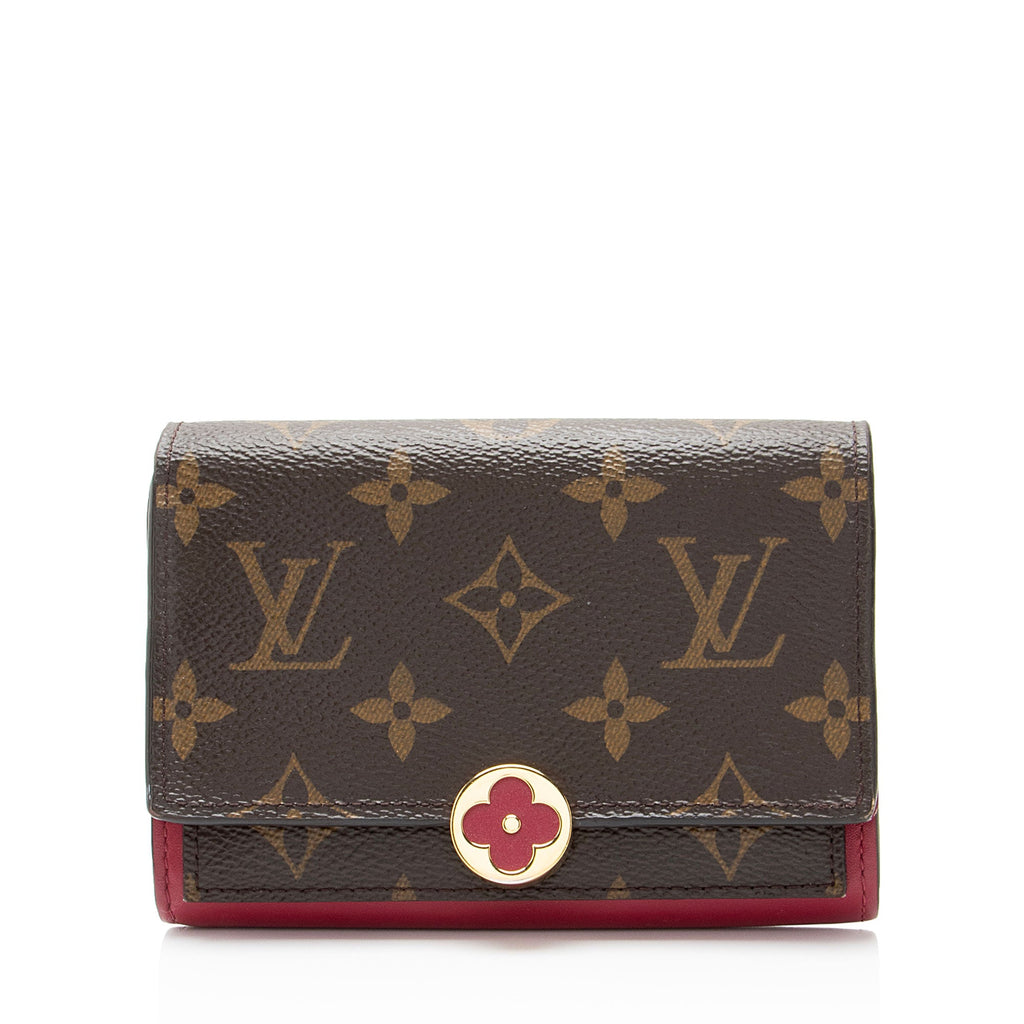 Louis Vuitton Monogram Canvas Flore Compact Wallet