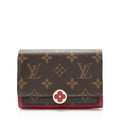 Louis Vuitton Monogram Canvas Flore Compact Wallet