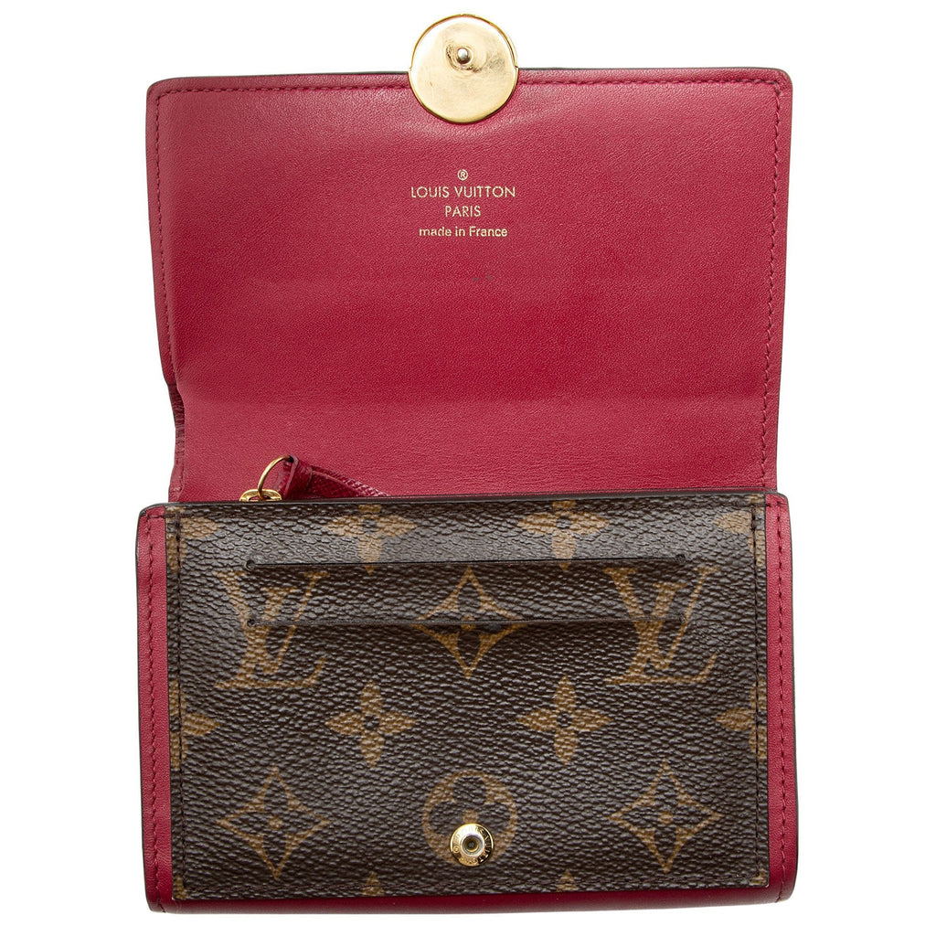 Louis Vuitton Monogram Canvas Flore Compact Wallet
