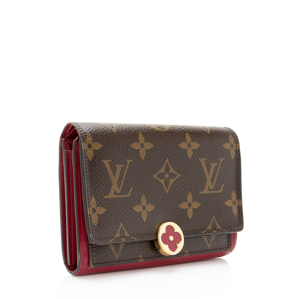 Louis Vuitton Monogram Canvas Flore Compact Wallet