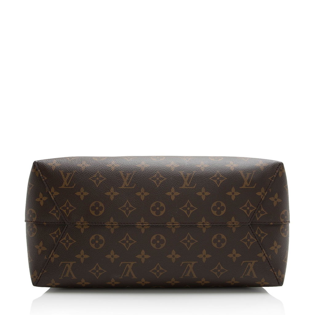Louis Vuitton Monogram Canvas Flower Hobo (SHF-22168)