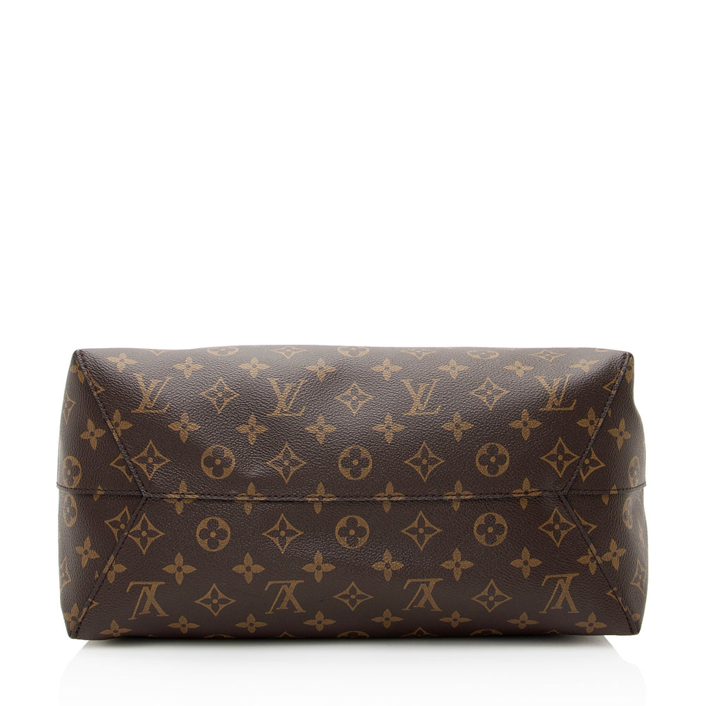 Louis Vuitton Monogram Canvas Flower Hobo (SHF-22318)