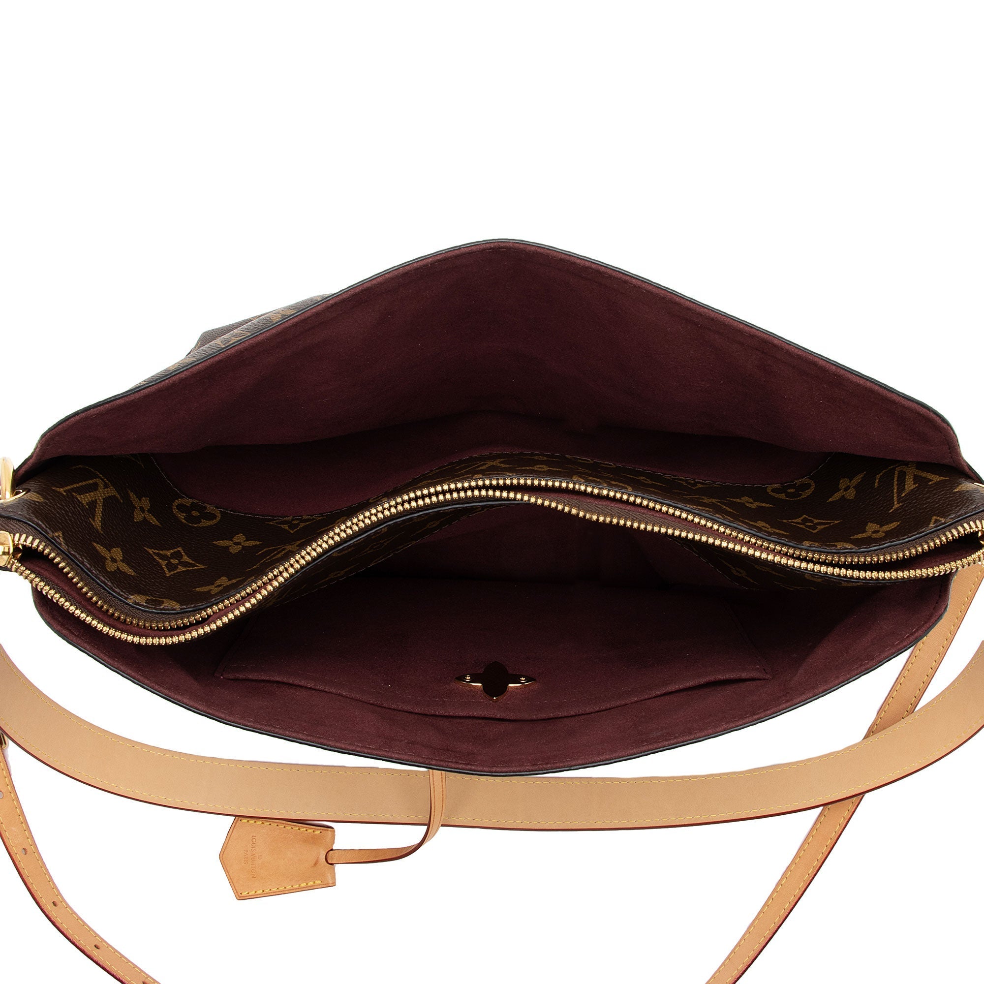 Louis Vuitton Monogram Canvas Flower MM Zip Tote (SHF-H0ttAo)