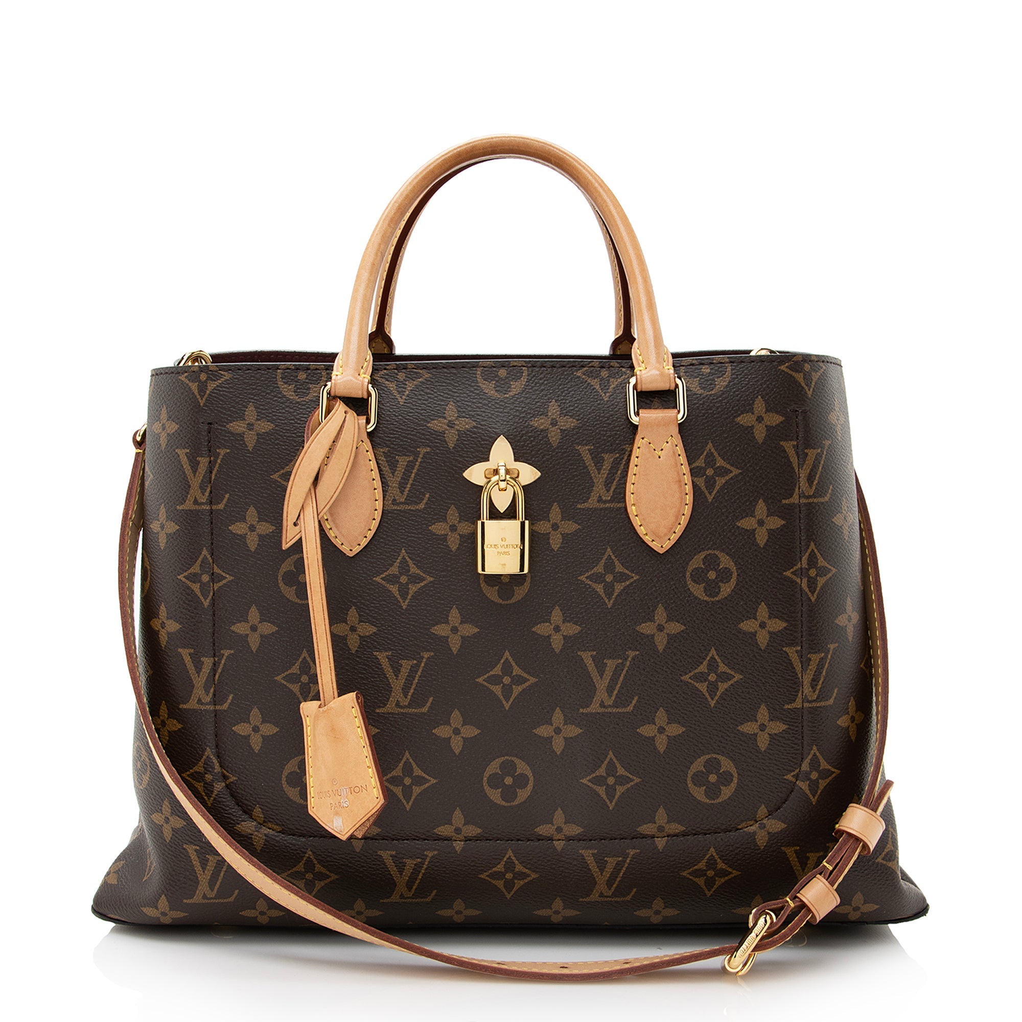 Louis Vuitton Monogram Canvas Flower Tote (SHF-22438)