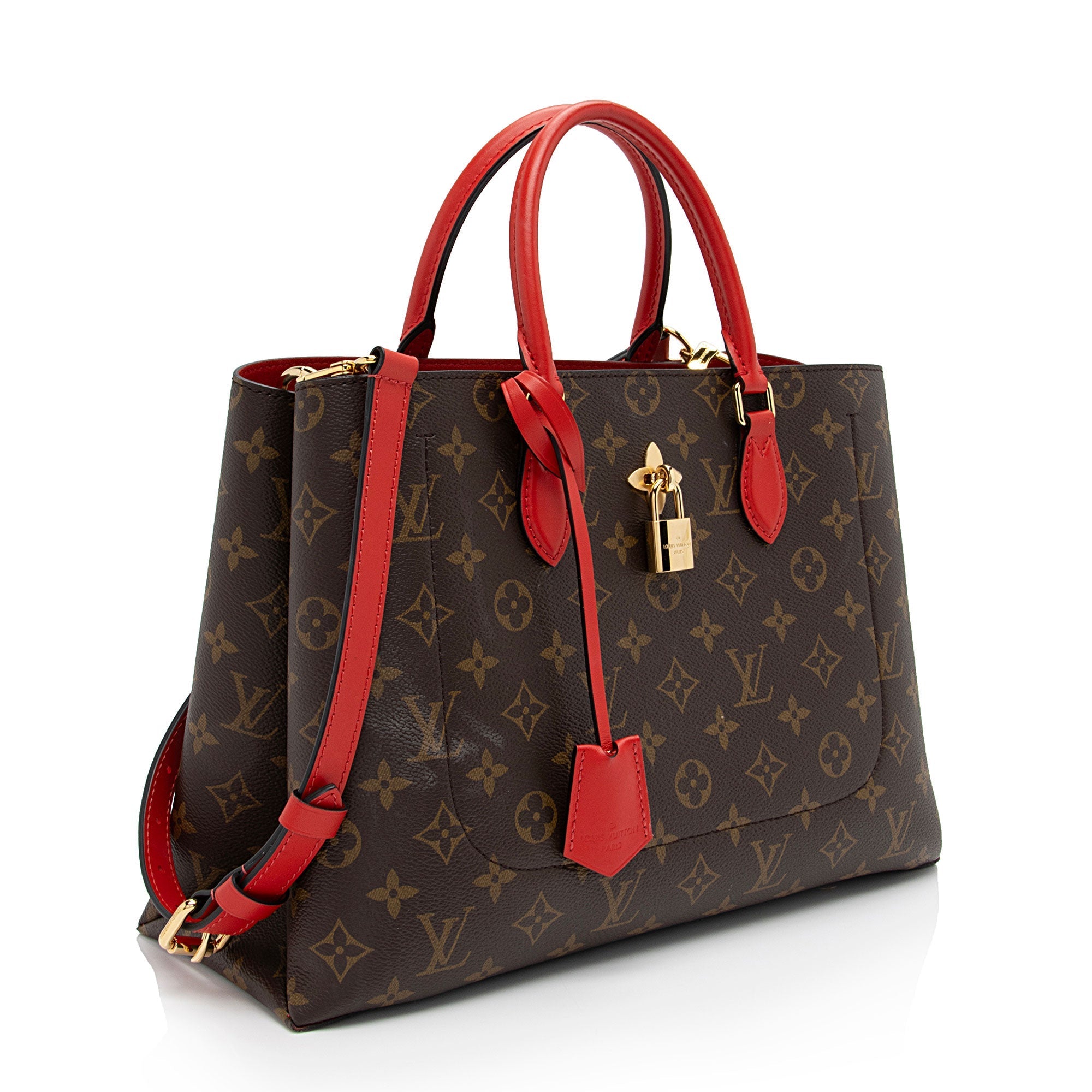 Louis Vuitton Monogram Canvas Flower Tote (SHF-zabpVl)