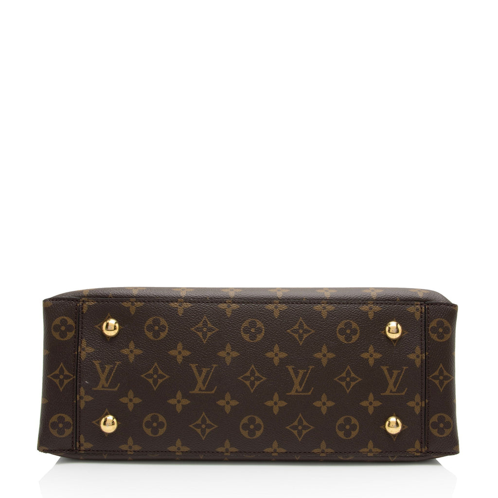 Louis Vuitton Monogram Canvas Flower Tote (SHF-1ANJLu)