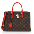 Louis Vuitton Monogram Canvas Flower Tote (SHF-1ANJLu)