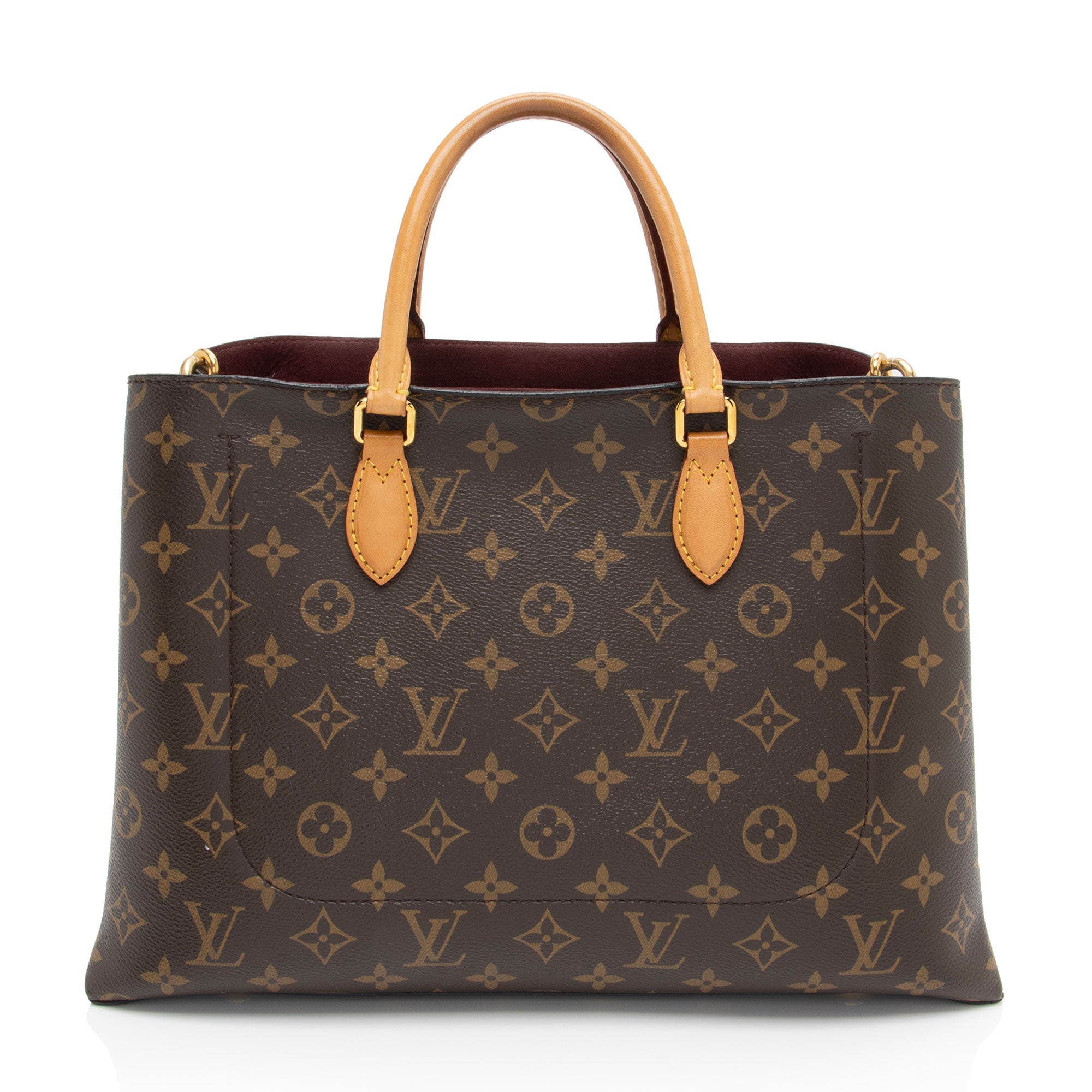 Louis Vuitton Monogram Canvas Flower Tote (SHF-SklG5A)