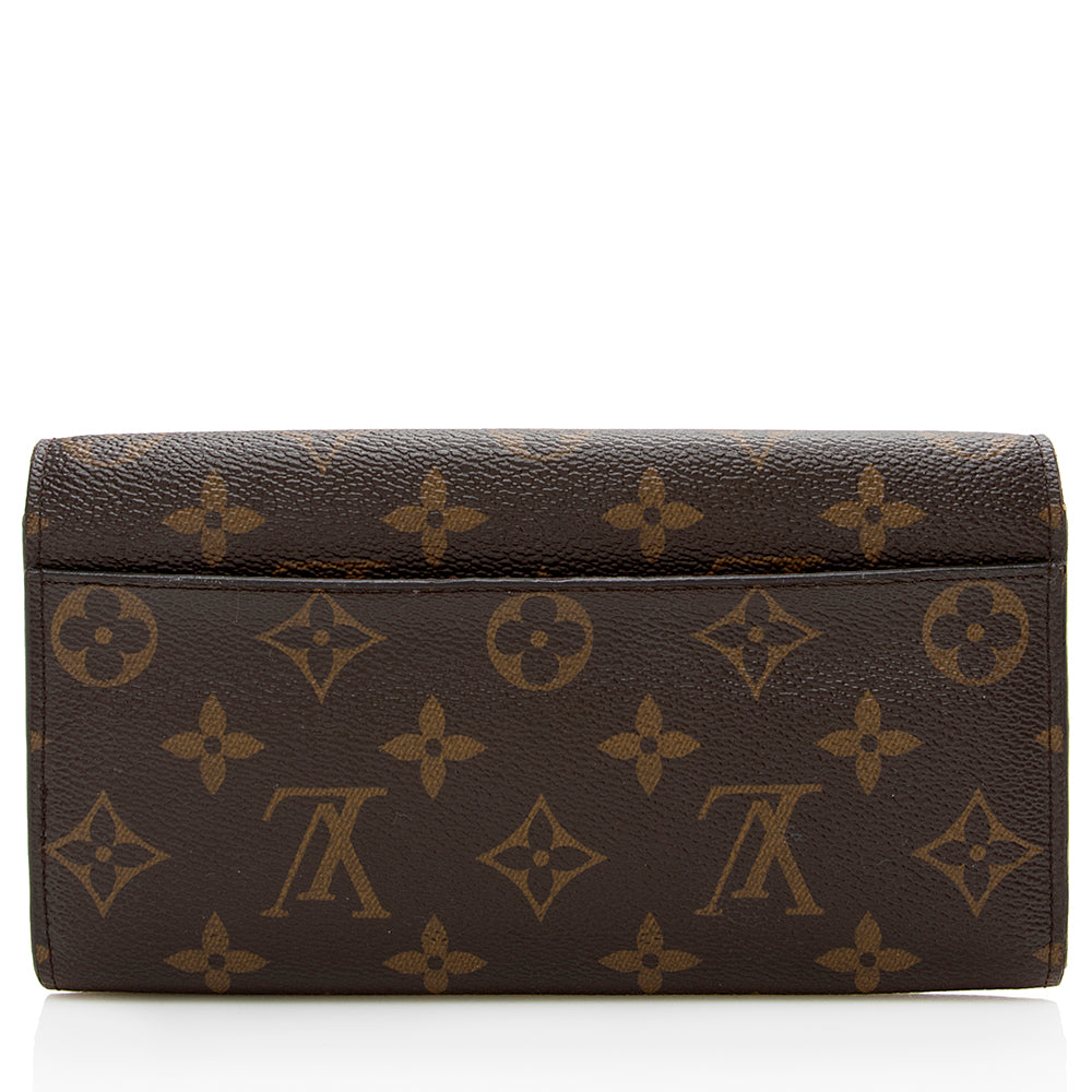 Louis Vuitton Monogram Canvas Flower Wallet (SHF-15583)