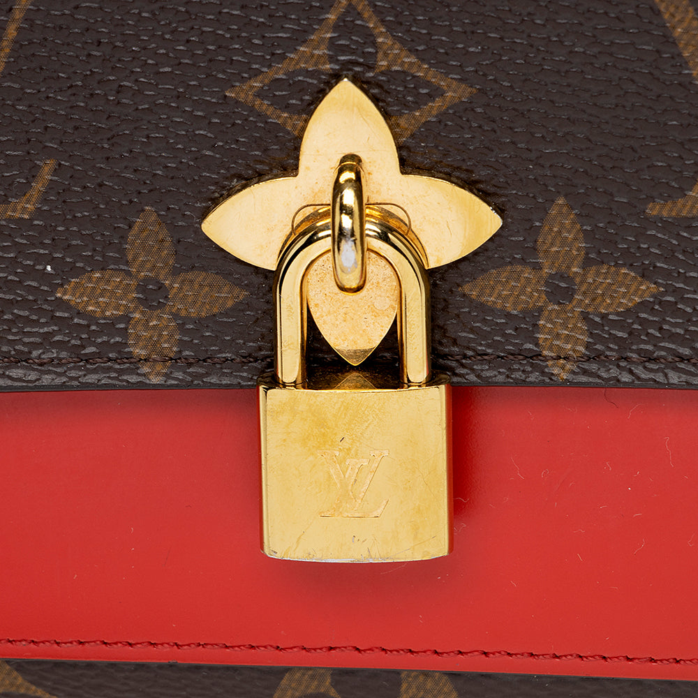 Louis Vuitton Monogram Canvas Flower Wallet (SHF-15583)