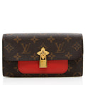 Louis Vuitton Monogram Canvas Flower Wallet (SHF-15583)