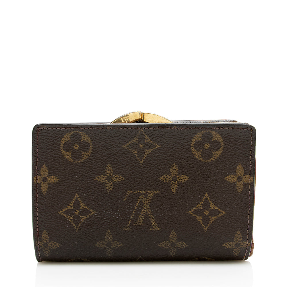 Louis Vuitton Monogram Canvas French Purse Wallet - FINAL SALE (SHF-15016)