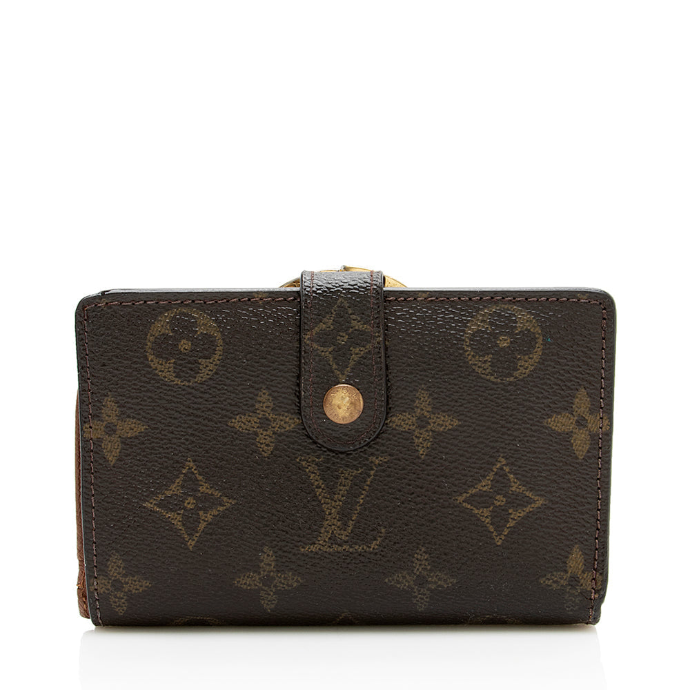 Louis Vuitton Monogram Canvas French Purse Wallet - FINAL SALE (SHF-15016)