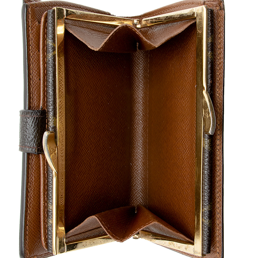 Louis Vuitton Monogram Canvas French Purse Wallet - FINAL SALE (SHF-15016)