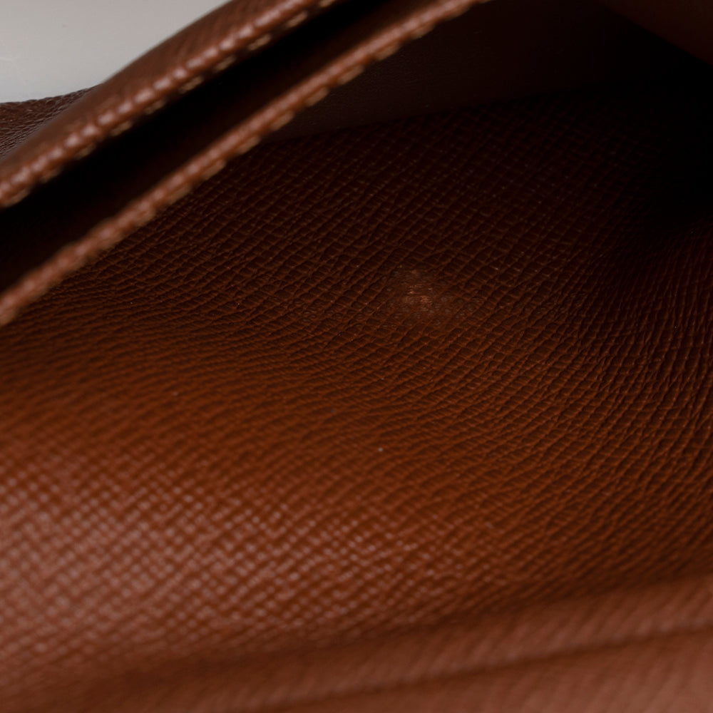 Louis Vuitton Monogram Canvas French Purse Wallet (SHF-18066)