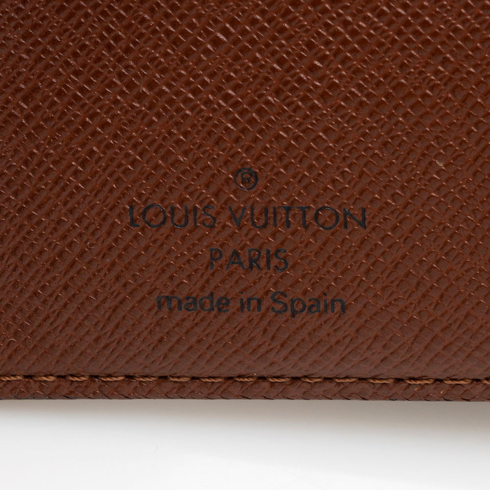 Louis Vuitton Monogram Canvas French Purse Wallet (SHF-18066)