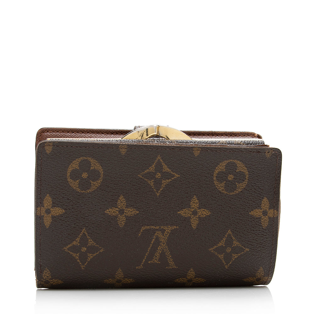 Louis Vuitton Monogram Canvas French Purse Wallet (SHF-21378)