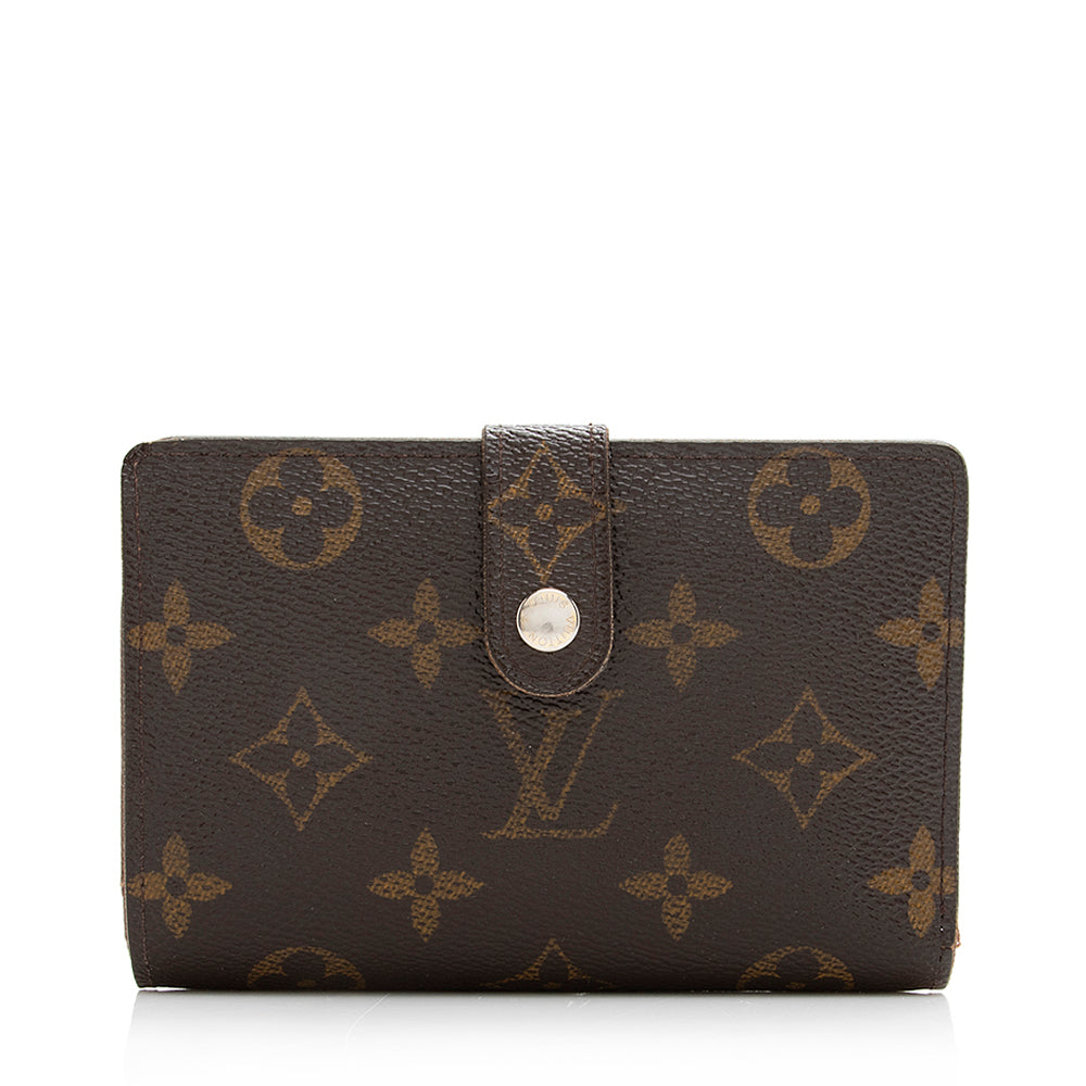 Louis Vuitton Monogram Canvas French Purse Wallet (SHF-21378)