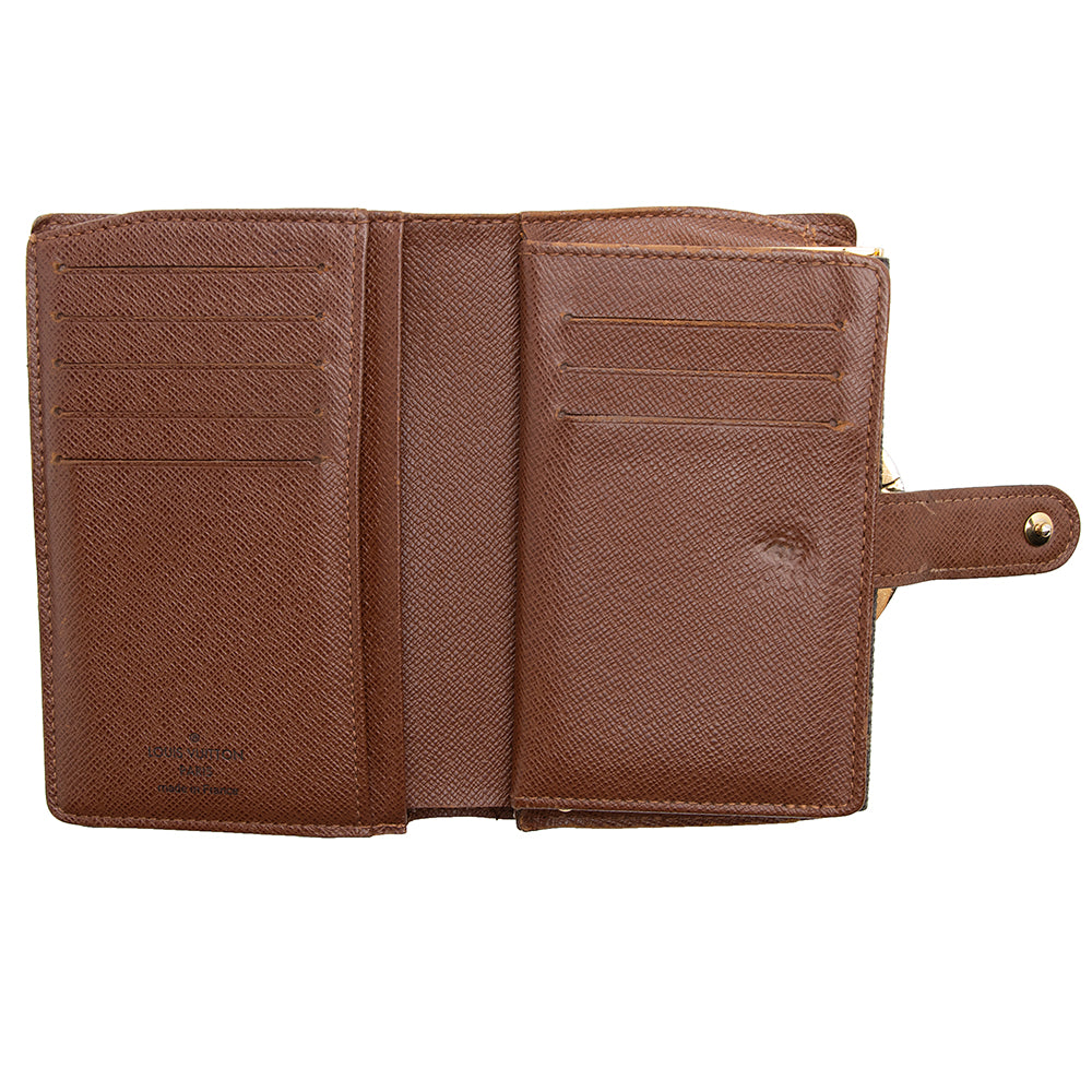 Louis Vuitton Monogram Canvas French Purse Wallet (SHF-21378)