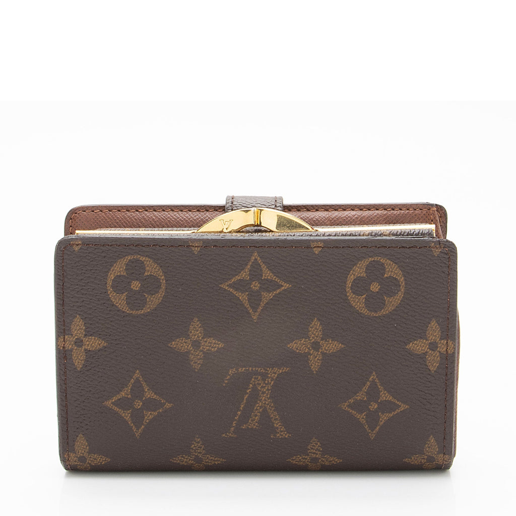 Louis Vuitton Monogram Canvas French Wallet (SHF-1LokF2)