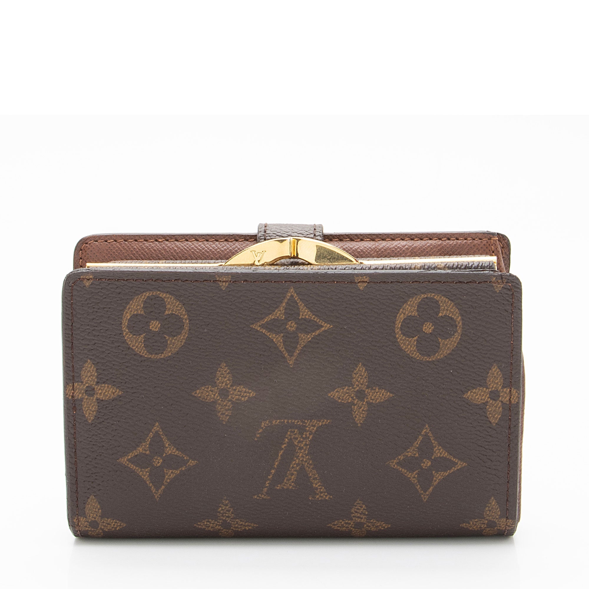 Louis Vuitton Monogram Canvas French Wallet (SHF-1LokF2)
