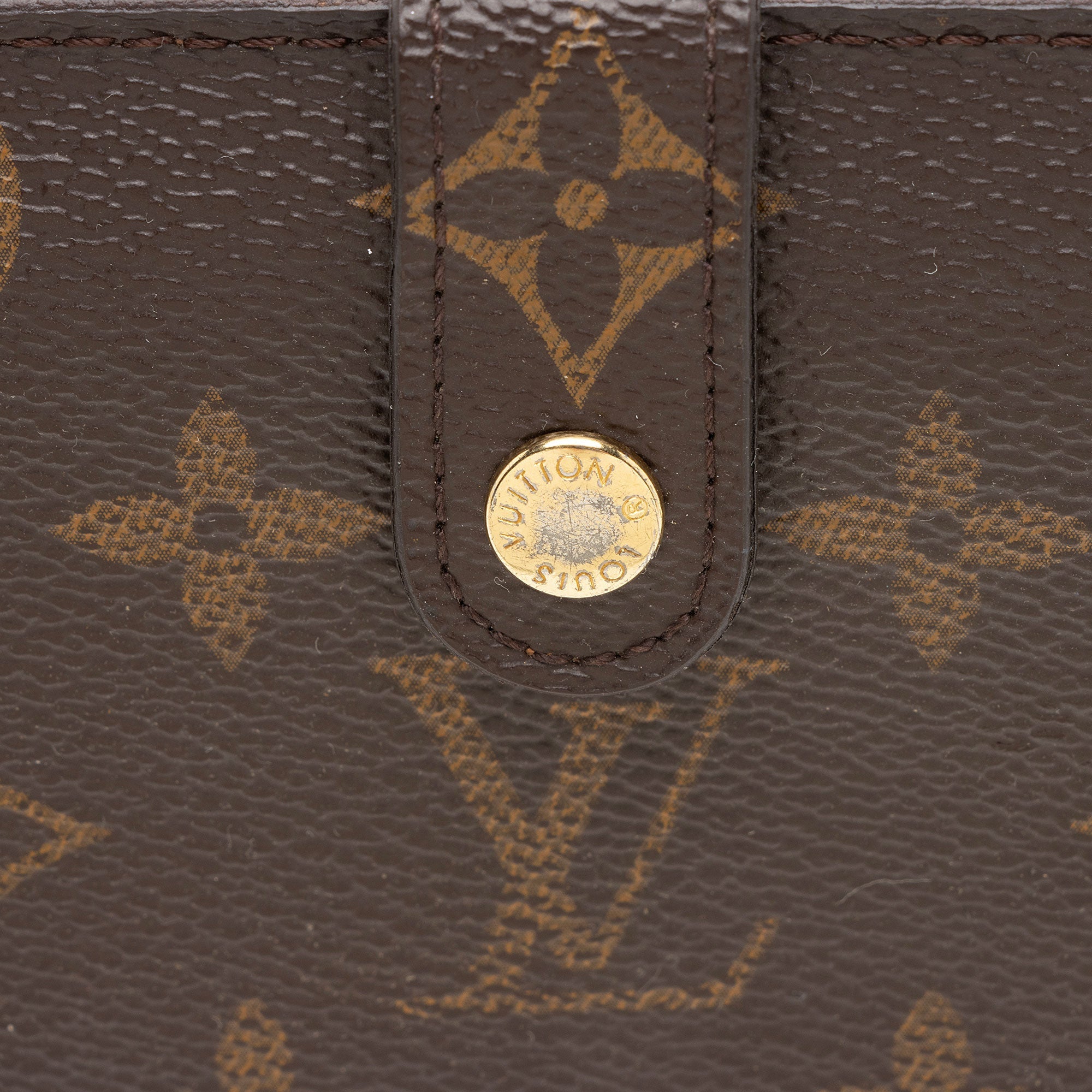 Louis Vuitton Monogram Canvas French Wallet (SHF-1LokF2)