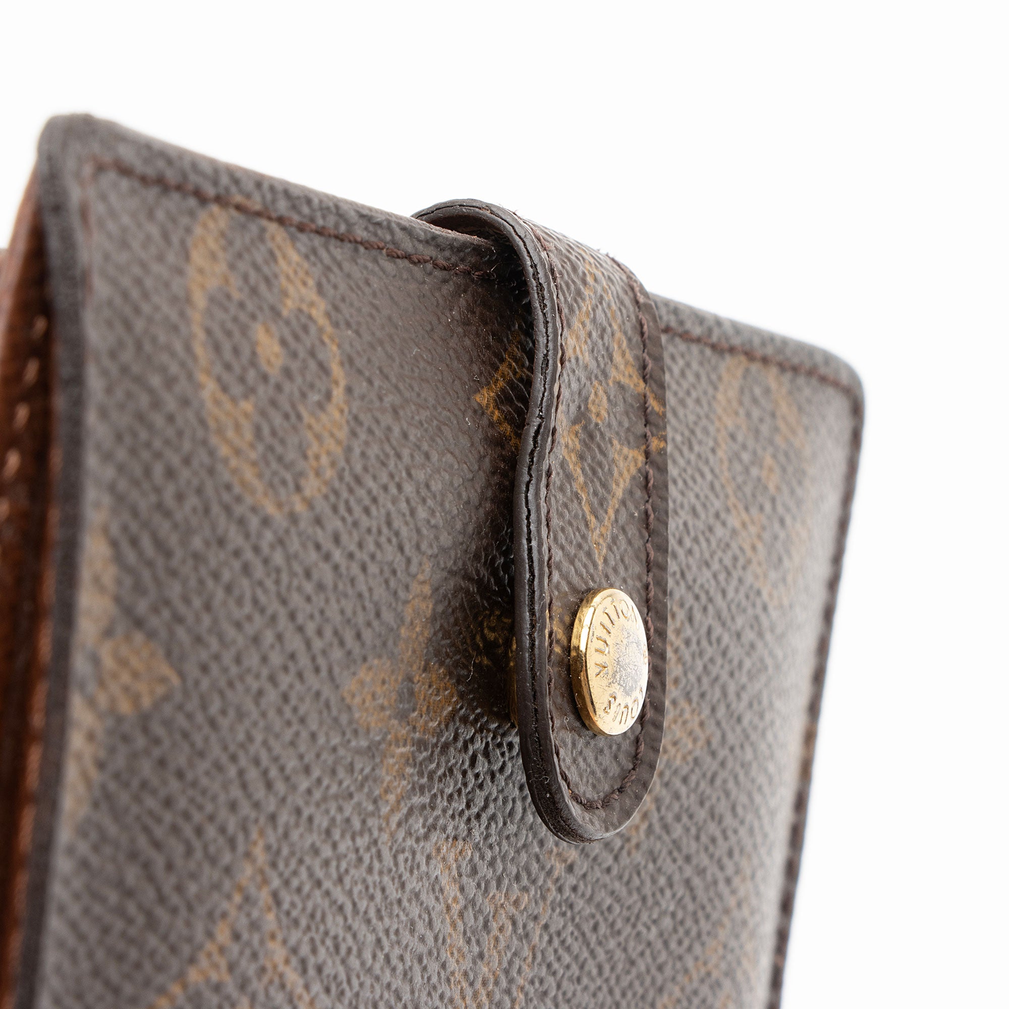 Louis Vuitton Monogram Canvas French Wallet (SHF-1LokF2)