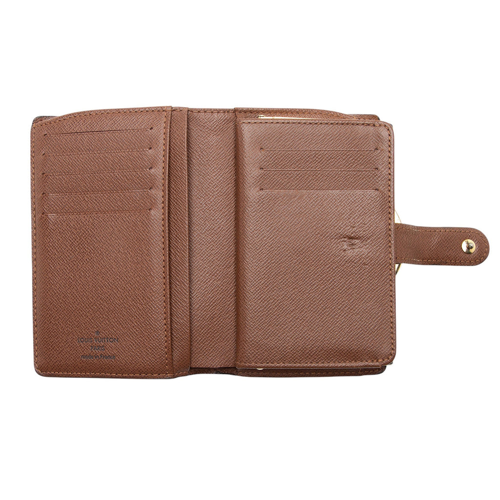 Louis Vuitton Monogram Canvas French Wallet (SHF-1LokF2)
