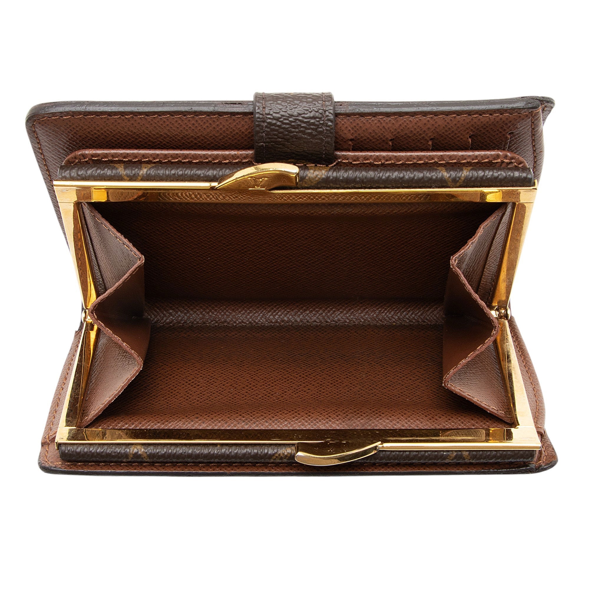 Louis Vuitton Monogram Canvas French Wallet (SHF-1LokF2)