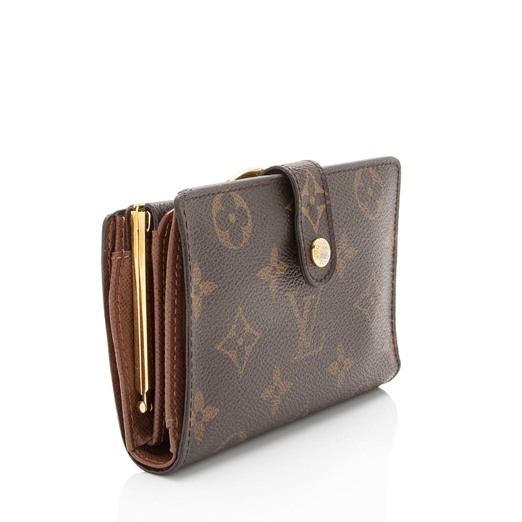 Louis Vuitton Monogram Canvas French Wallet (SHF-1LokF2)