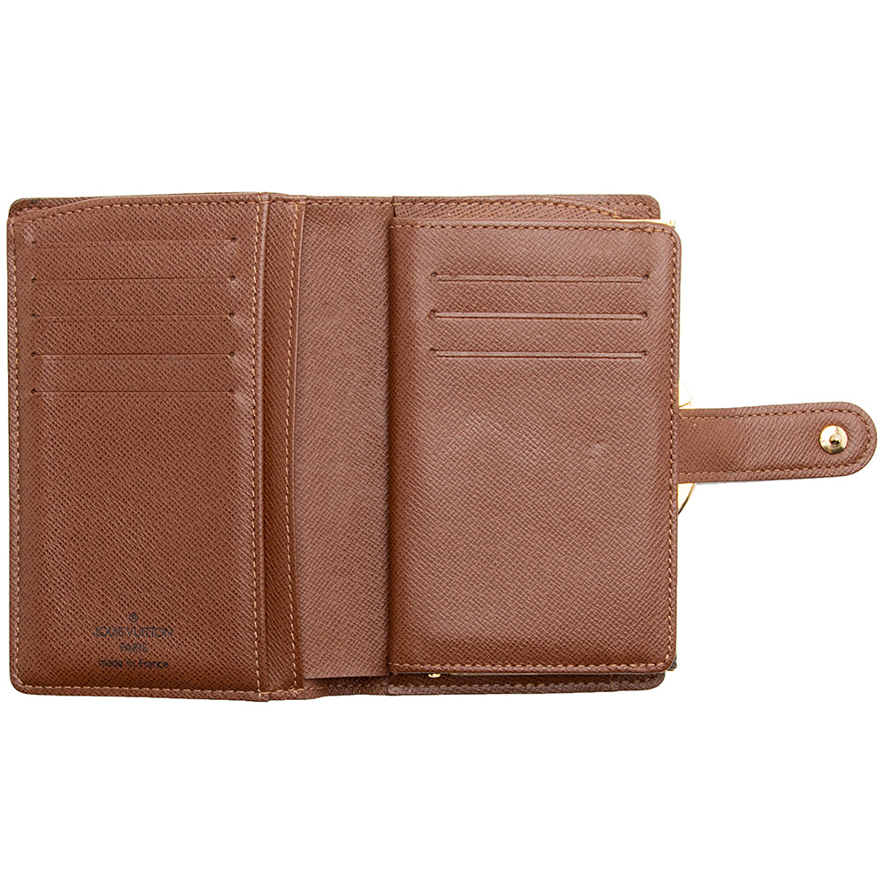 Louis Vuitton Monogram Canvas French Wallet (SHF-21172)