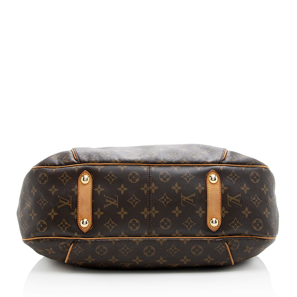 Louis Vuitton Monogram Canvas Galliera GM Shoulder Bag (SHF-19515)