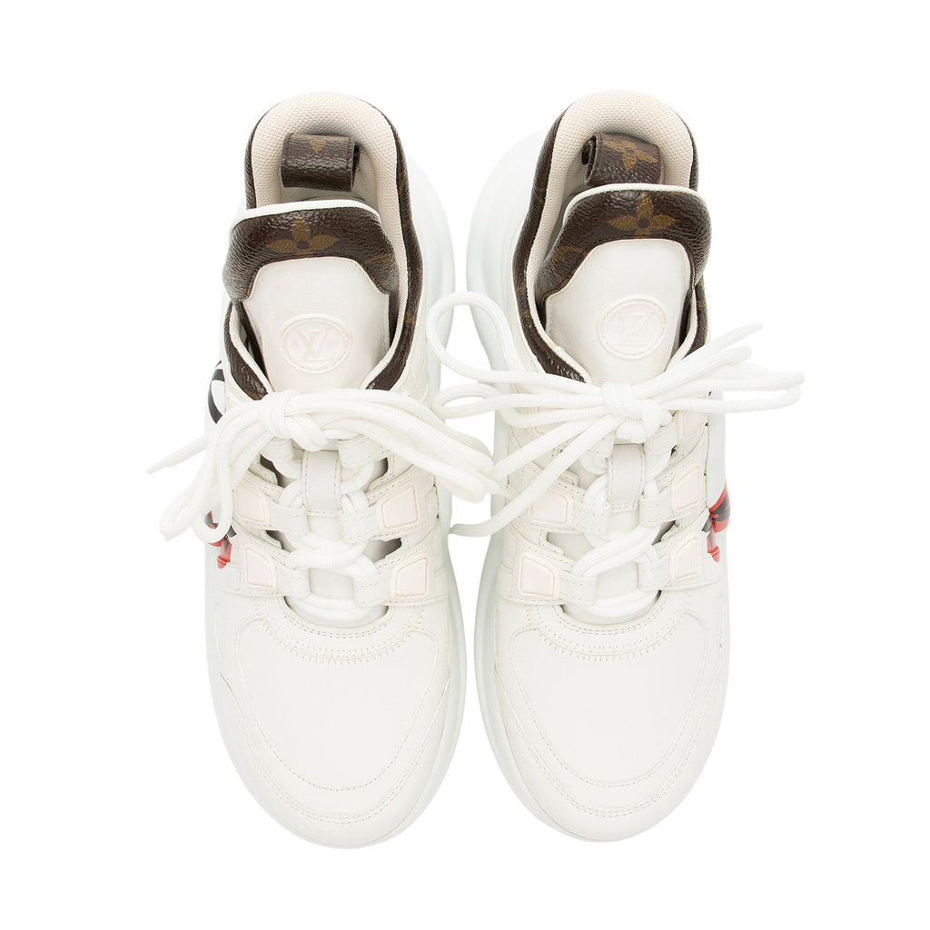 Louis Vuitton Monogram Canvas Game On Archlight Sneakers - Size 7 / 37