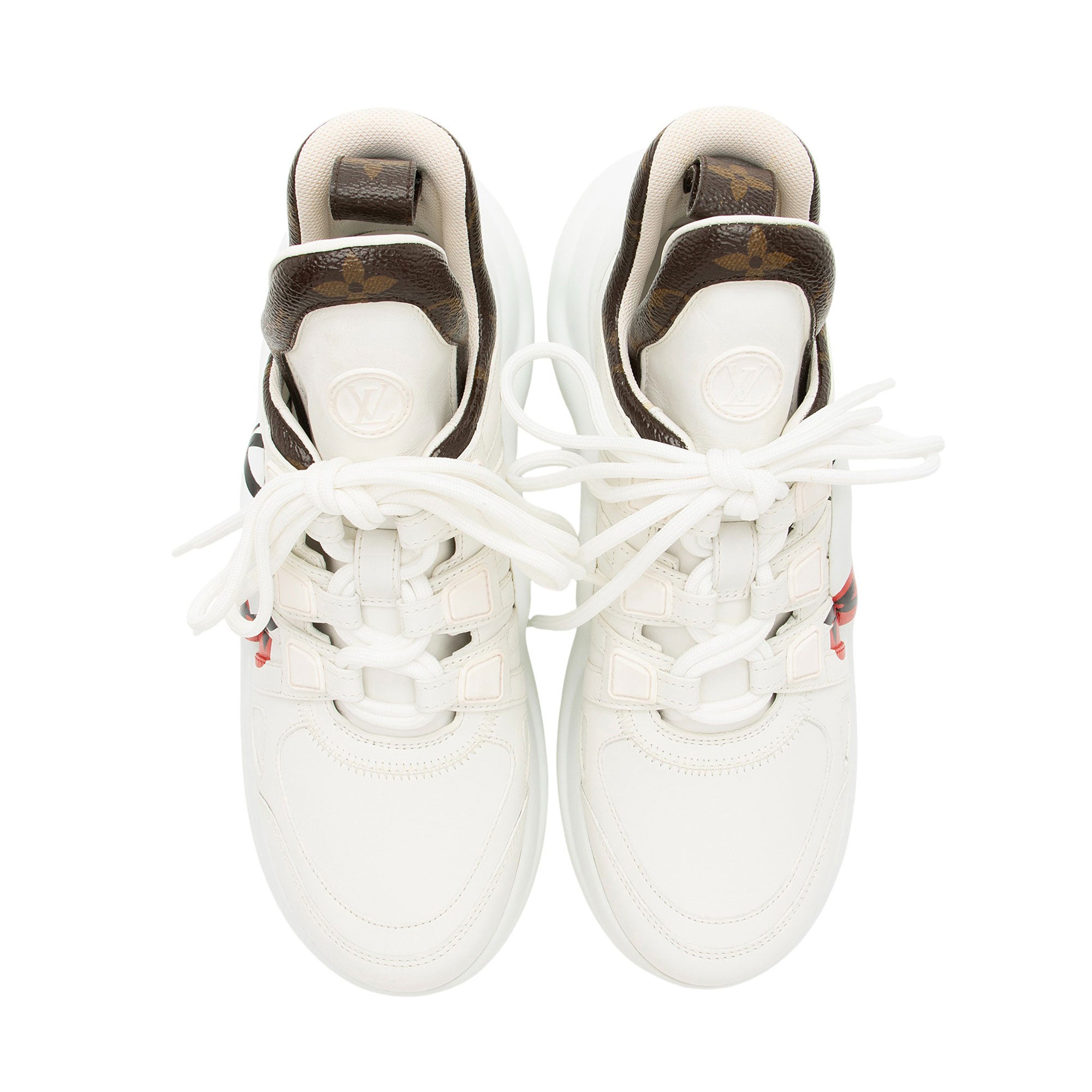 Louis Vuitton Monogram Canvas Game On Archlight Sneakers - Size 7 / 37